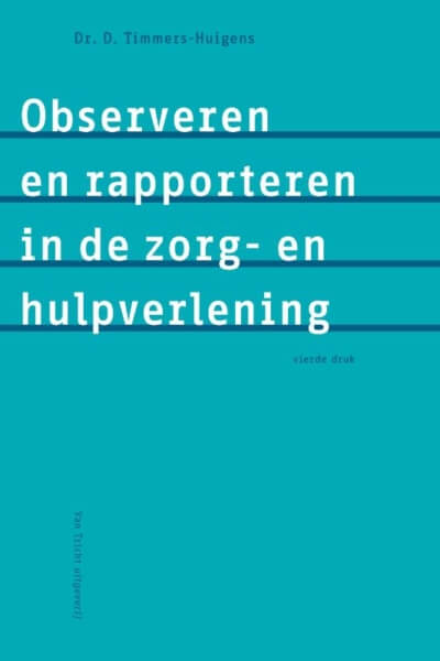 omslag Observeren en rapporteren in de zorg- en hulpverlening